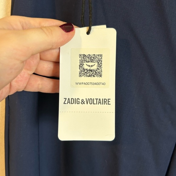 NWT Zadig&Voltaire Pomelo Wool Pant - Picture 5 of 9